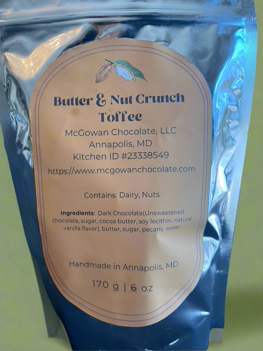 Butter & Nut Crunch Toffee Bag