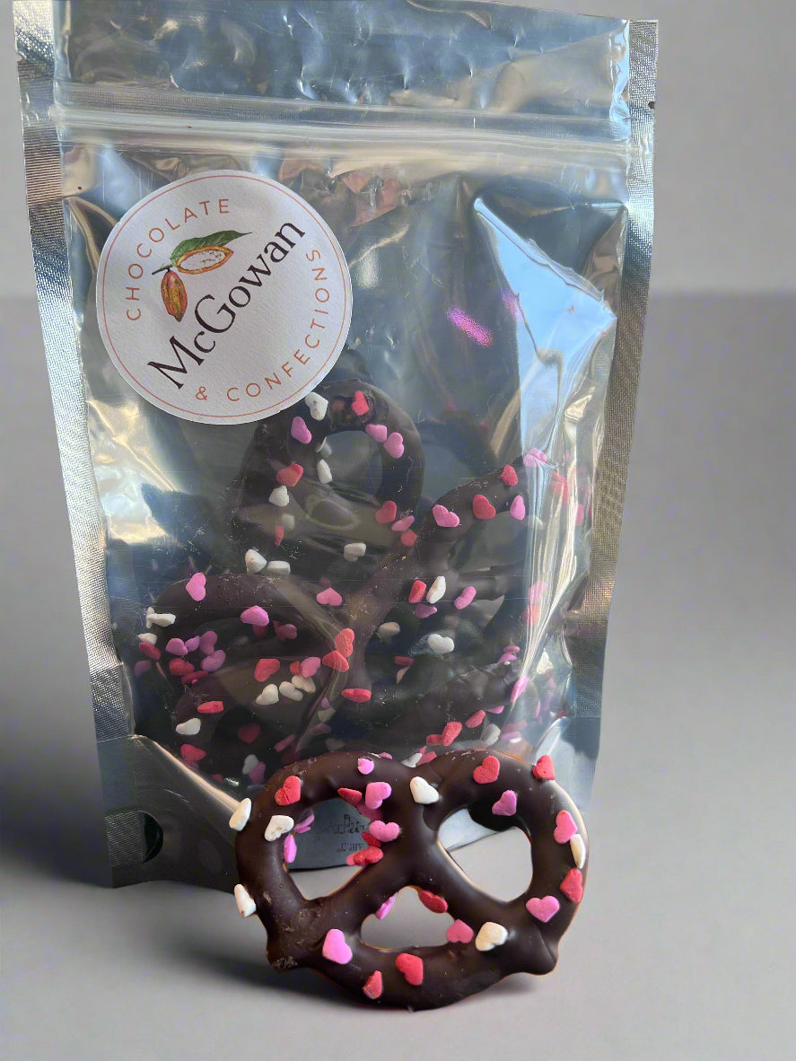 Bag of McGowan Chocolate Pretzels