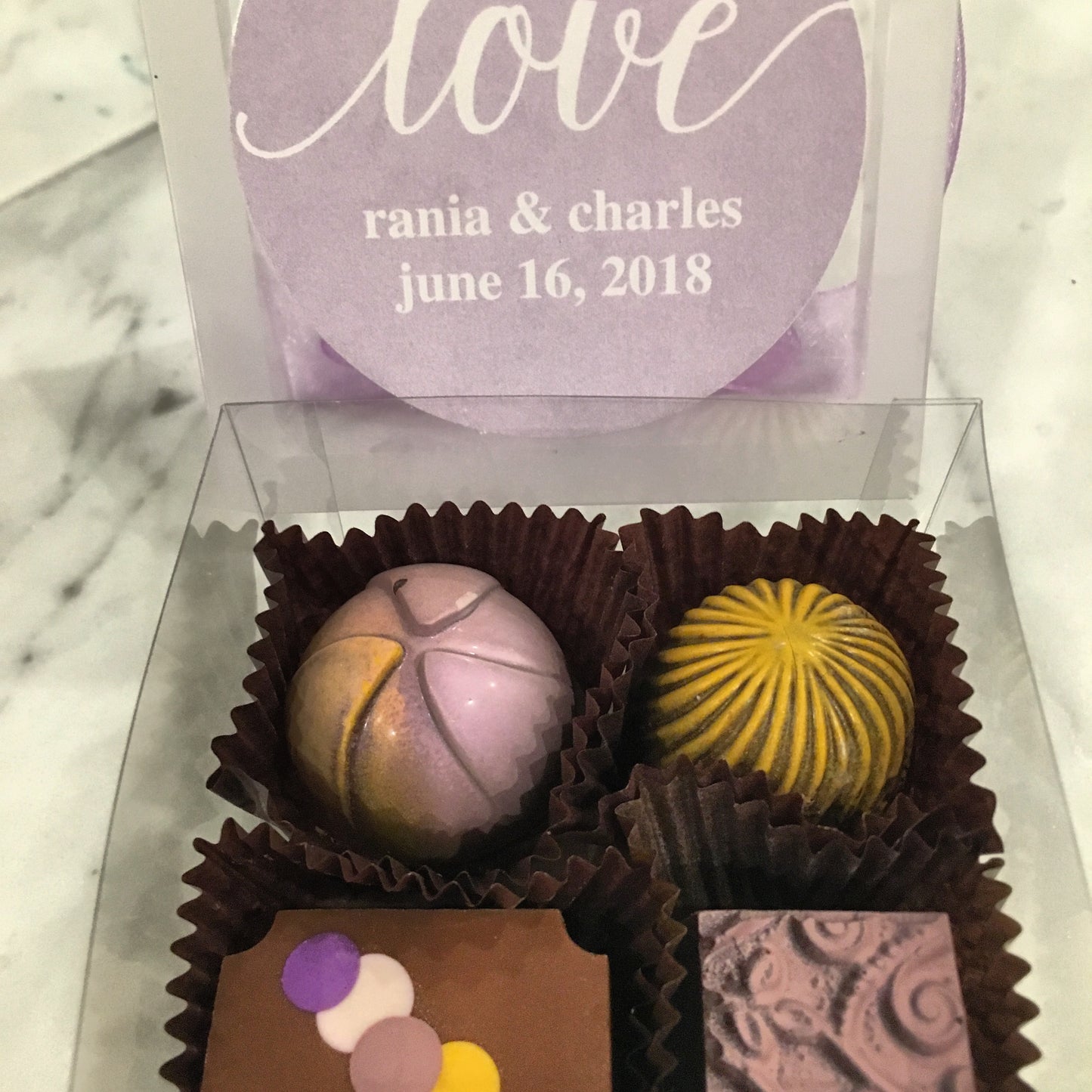 4-Piece Bonbon Wedding Favor
