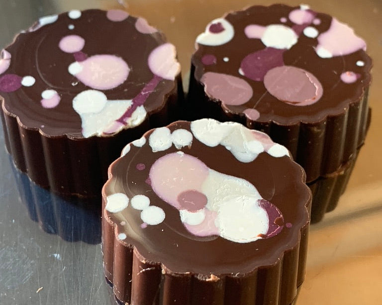 dark chocolate sea salt caramels