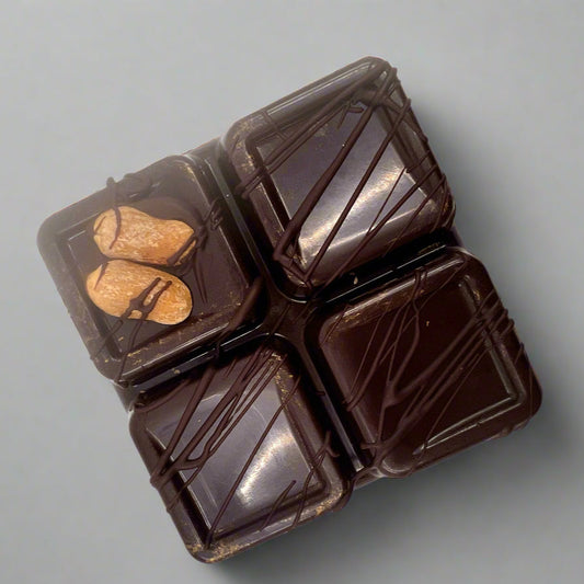 Dark Chocolate Peanut Butter Ganache Bar