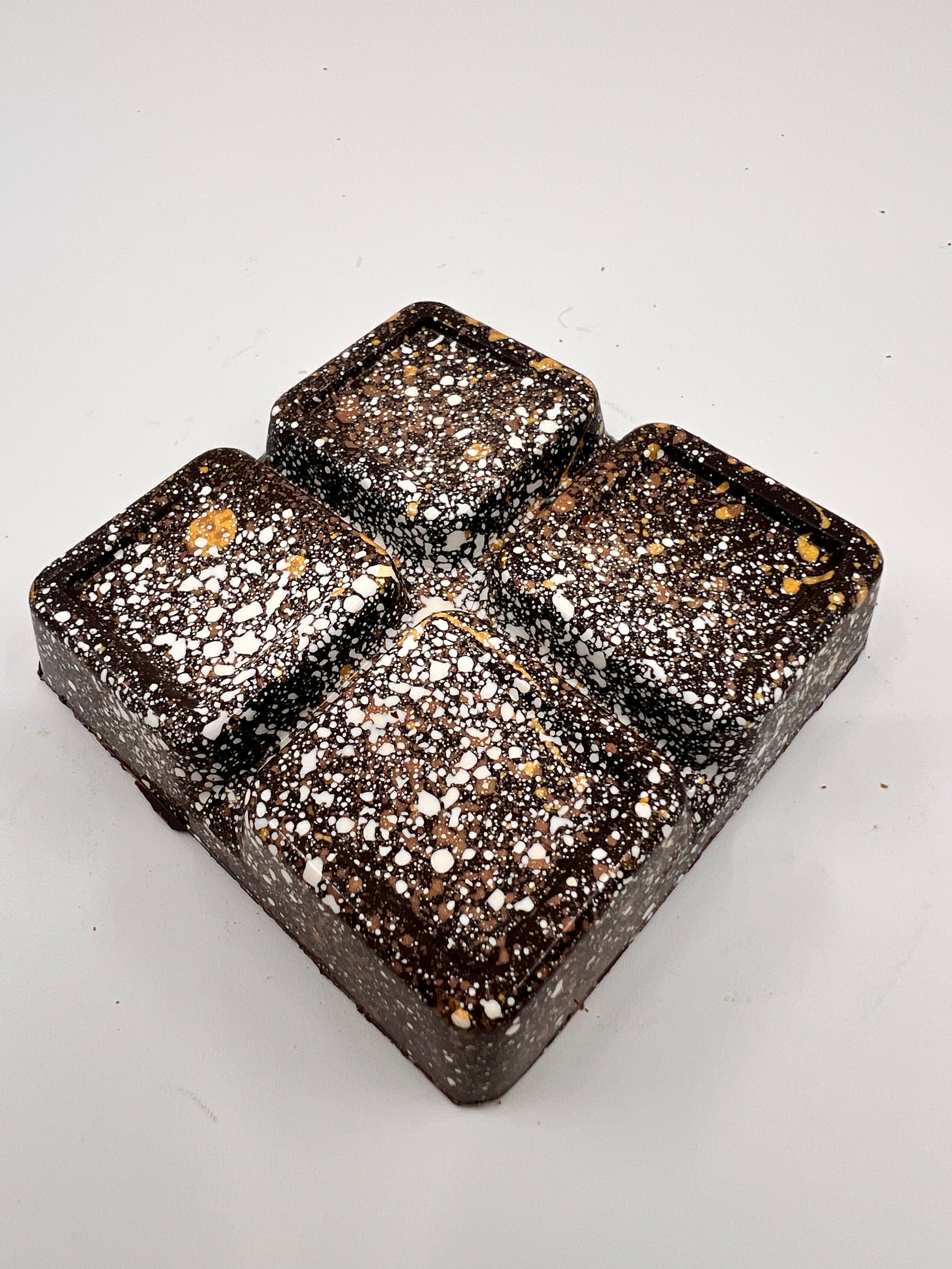 Hazelnut Praline Dark Chocolate Ganache Bar