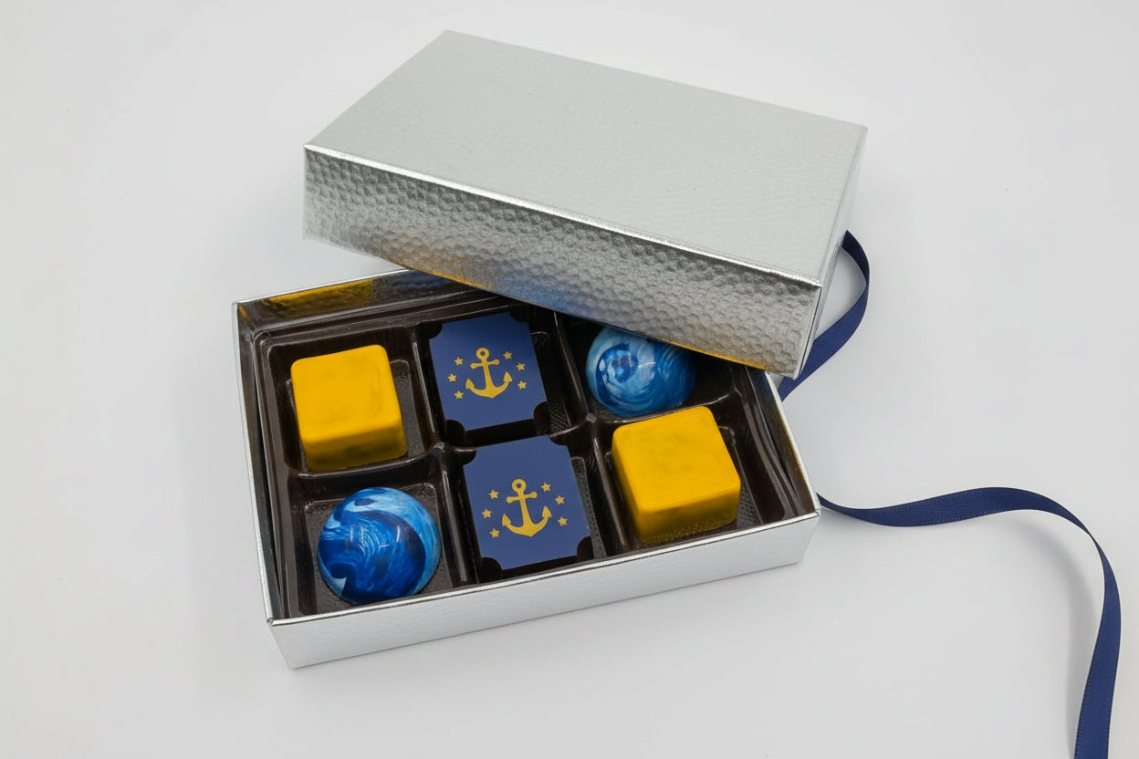 Nautical chocolate assortment box