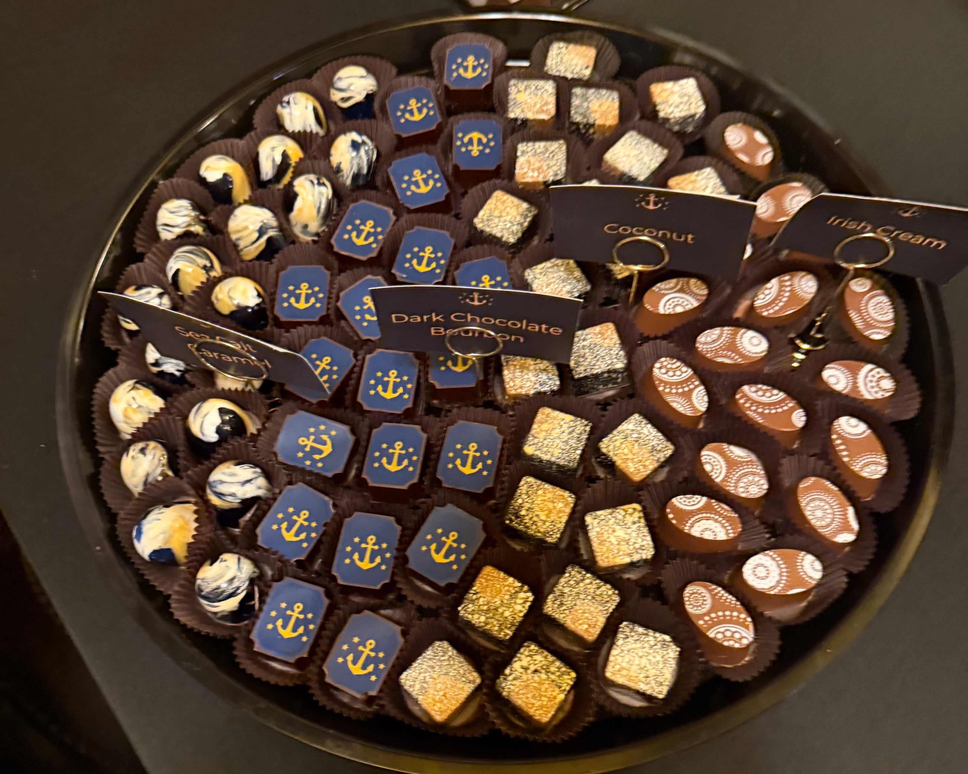 Navy Retirement Chocolates Platter