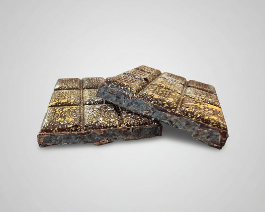 inside of McGowan Chocolate cookies and cream chocolate bar